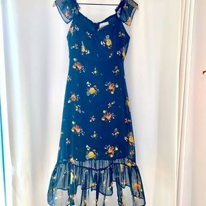 Urban Outfitters Navy Floral Dress